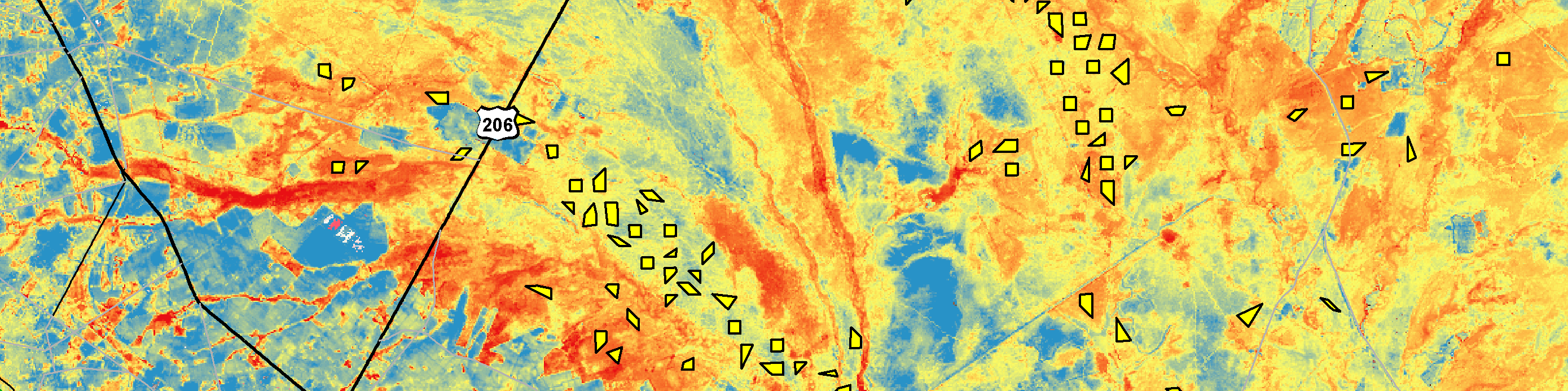 Annual sum of DisALEXI in the Study Area